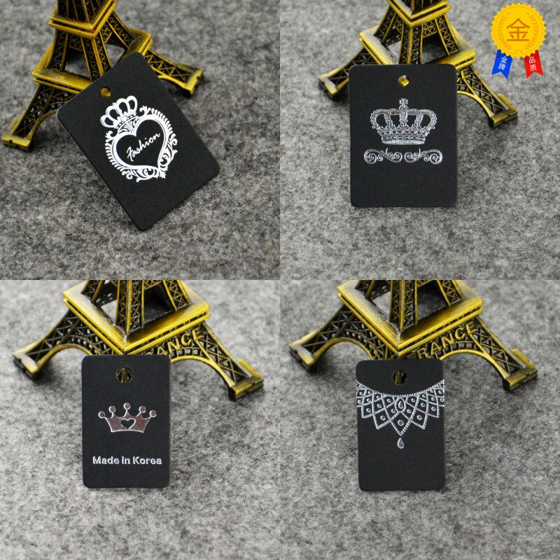 Black card small tag jewelry spot price tag diy custom custom custom custom trust mud dyeing good chaos world full