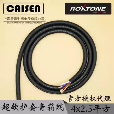 Roxtone Rocco Stone soft 4x2 5 square line array audio line Mobile 4 core speaker speaker line