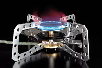 Japan UNIFLAME camping outdoor portable folding stainless steel table gas stove Dutch pot barbecue stove spot
