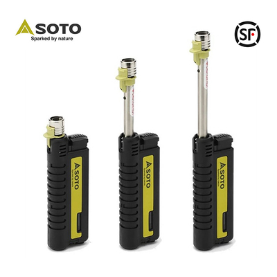 Spot Japan SOTO ST-480 Windproof Lighter Flame Lighter Outdoor Bonfire Camping Ground Wild Cooking telescopic