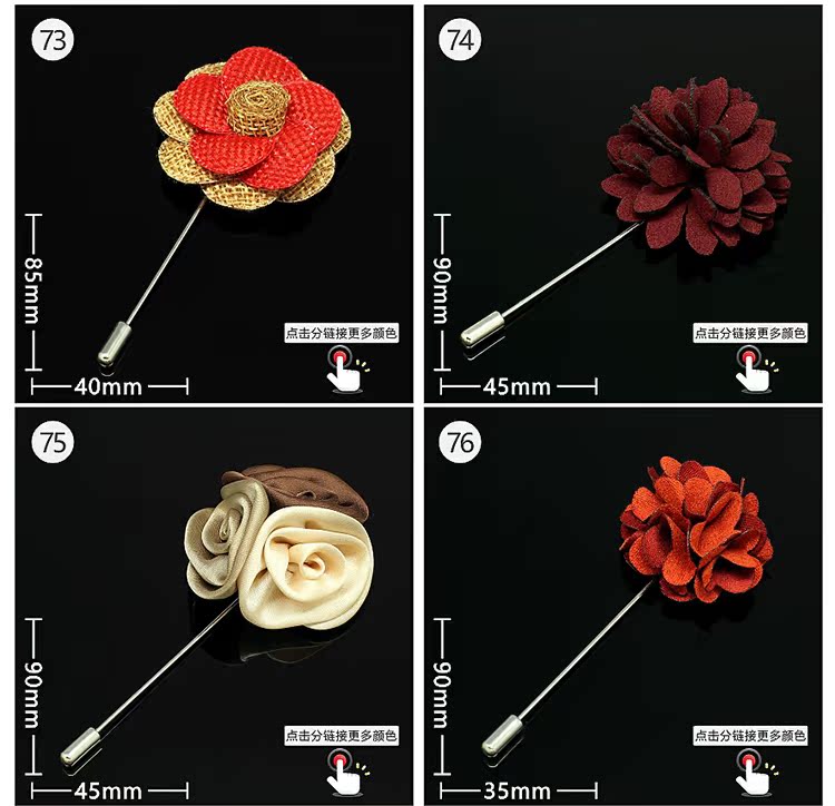 Broche Lovers en Fils de soie - Ref 1178005 Image 89