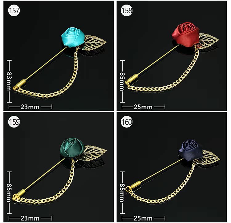 Broche Lovers en Fils de soie - Ref 1178005 Image 110