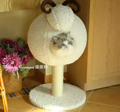 Compaite-zeze little sheep cat nest cat climbing frame cat tree cat catching pillar cat cat nest
