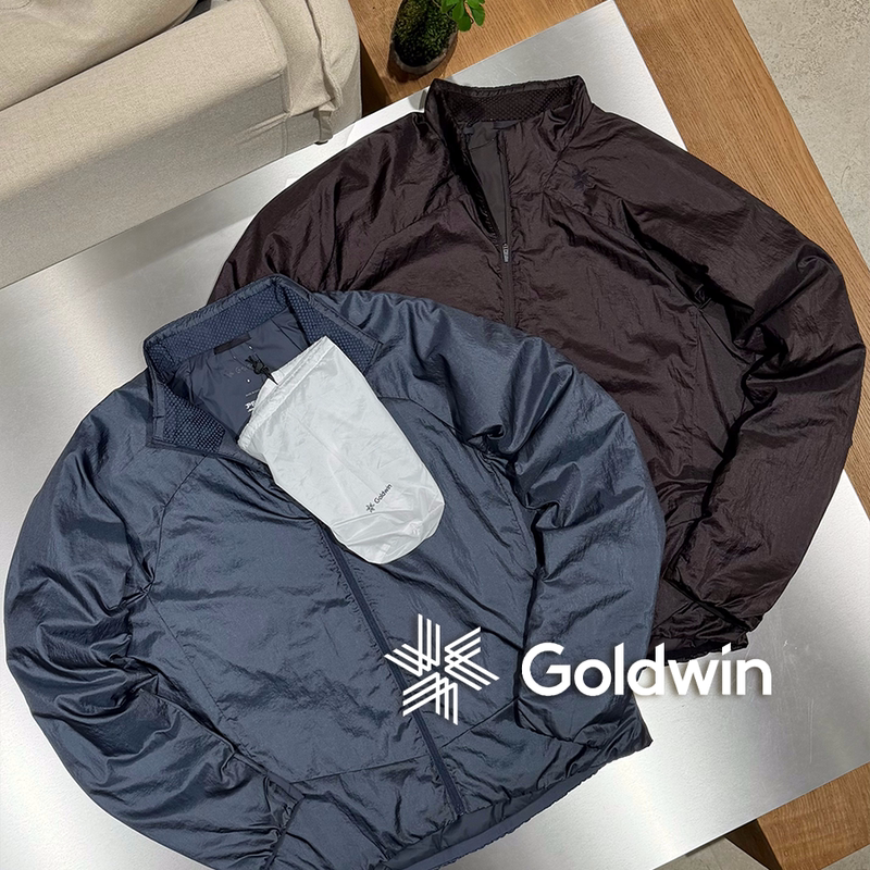 Goldwin 26Fw Outdoor Lightweight Technical Cotton Trail Running Stand Collar Thin Cotton Jacket Gm25309