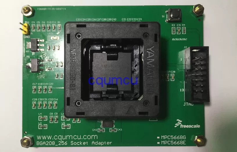 Freescale MPCSPC5XXX burning test equipment BGA chip read and write socket NXP programming adapter