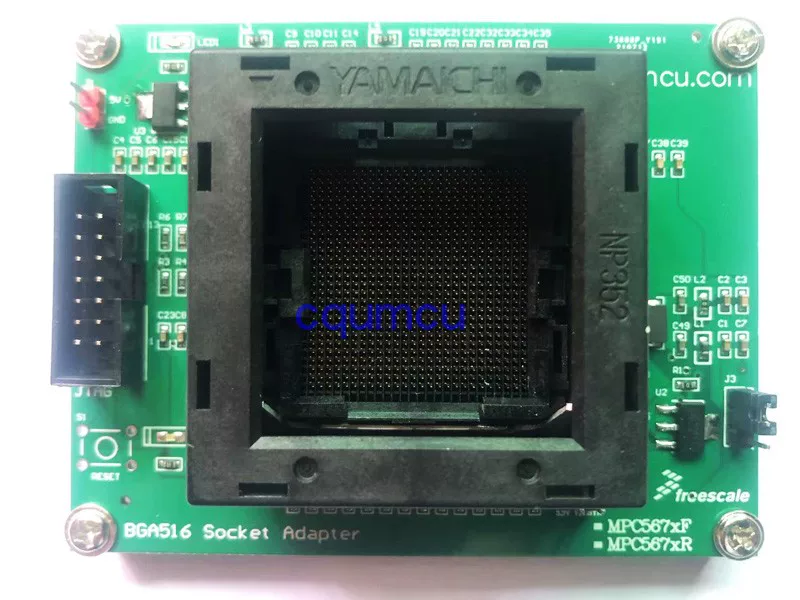 Freescale MPCSPC5XXX burning test equipment BGA chip read and write socket NXP programming adapter
