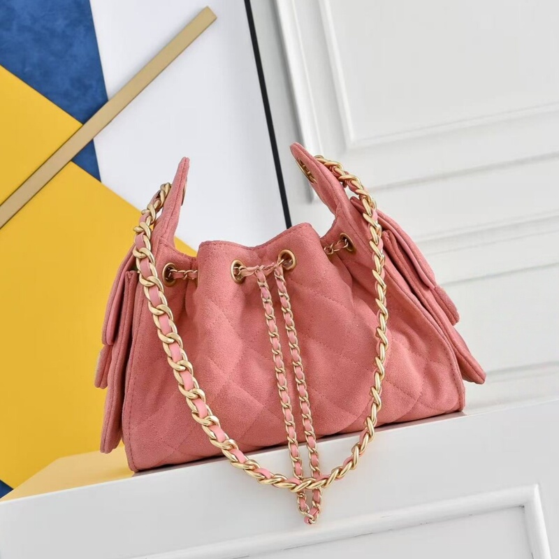 20/26P New Mini Suede Hobo Underarm Bag 25 Caviar Leather Drawstring Shoulder Bucket Bag for Women 20/26P New Mini Suede Hobo Underarm Bag 25 Caviar Leather Drawstring Shoulder Bucket Bag for Women
