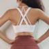 Peach Girl Cross Beauty Back Shoulder Shoulder Sports Bra Vest Phong cách Shockproof Yoga Chạy Lượm Đồ lót Nữ bra áo gym nữ Đồ lót thể thao