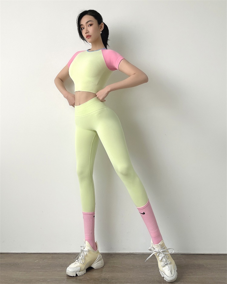 seamless high-waist yoga pants nihaostyles clothing wholesale NSXER79919