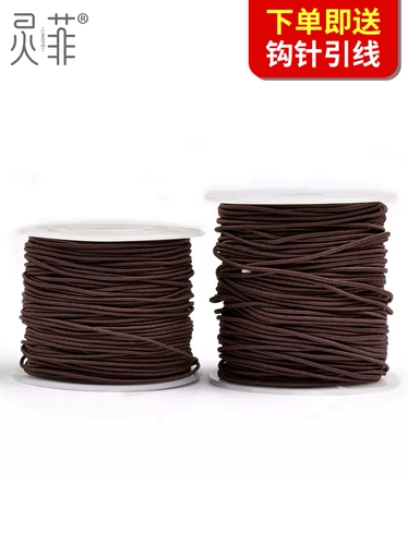 Износостойкие эластичные четки из круглых бусин из грецкого ореха, мяч, бусины, браслет с бусинами, плетеная резинка