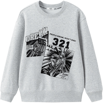 (Same style in the mall) Balabala childrens clothing boys long-sleeved sweatshirts 2024 autumn new boys round neck tops