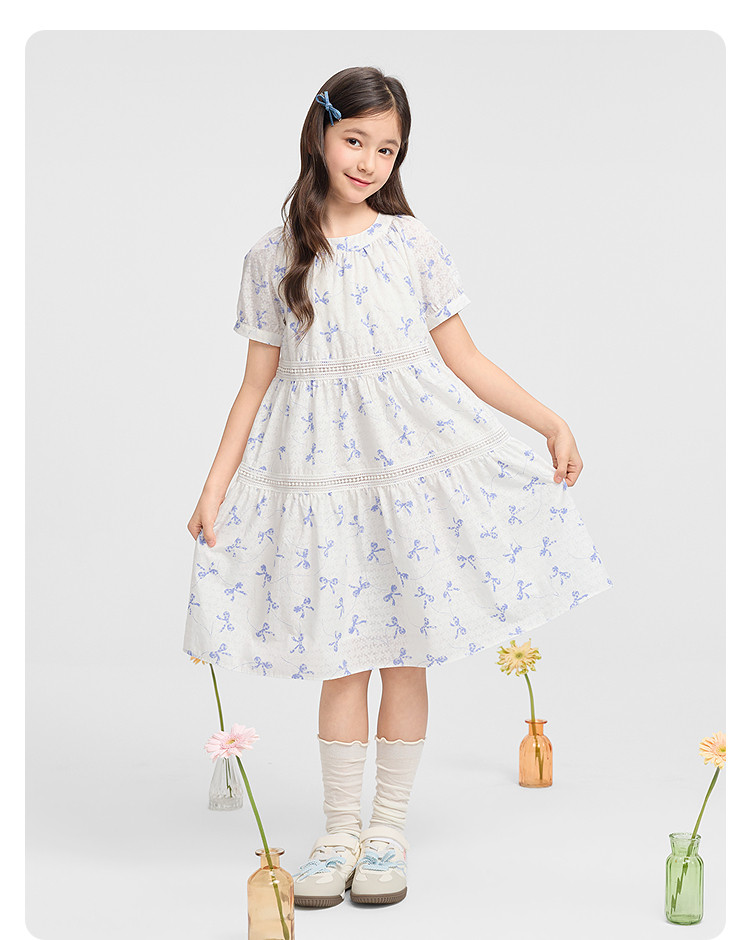 [Same Style in Shopping Malls] Balabala Kidsren's Clothing Girls' Skirts Kidsren's Dresses 2026 New Summer Princess Dresses — 23