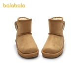 巴拉巴拉 Детские туфли, сапоги для мальчиков, флисовые зимние водоотталкивающие ботинки, средней длины