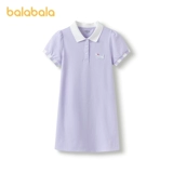 巴拉巴拉 Юбки и детские платья для девочек. Новая летняя одежда 2025 года для детей старшего возраста. Юбки-поло контрастного цвета в западном стиле.