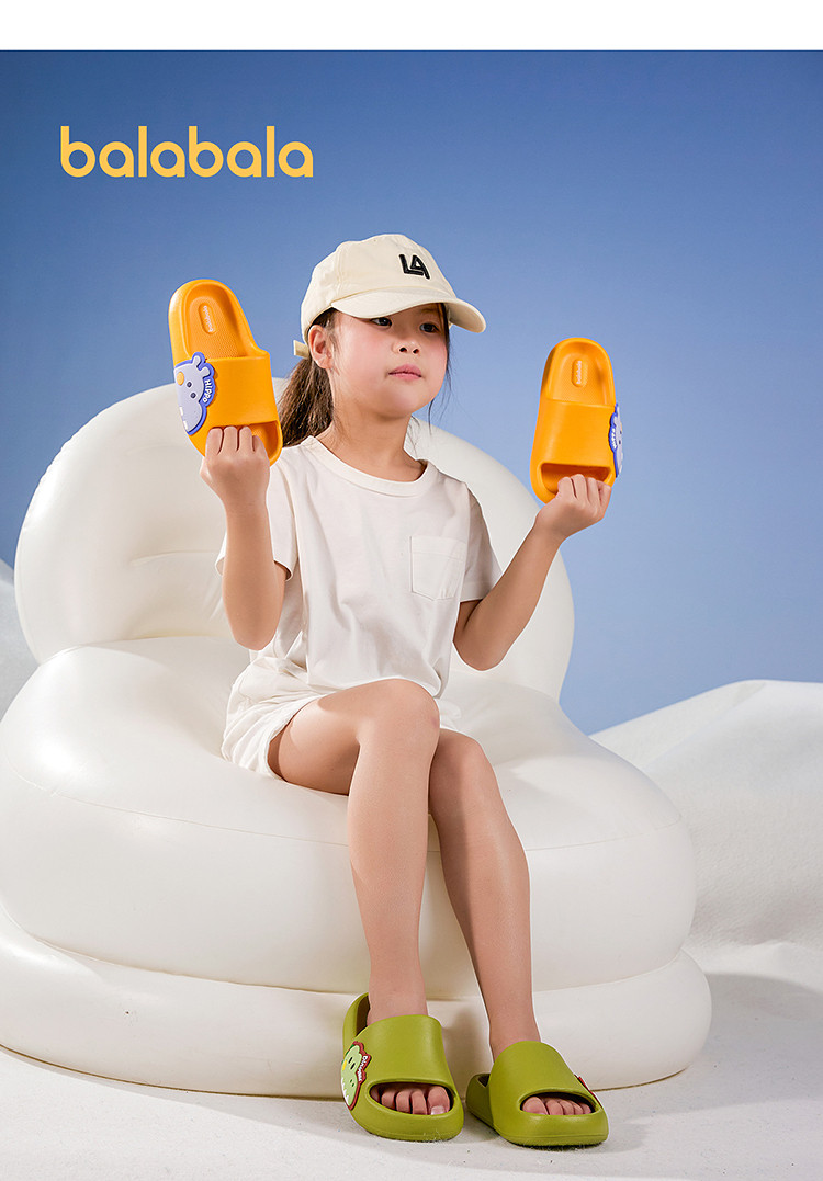Balabala Children's Shoes Kids' Slippers Boys Girls Bathroom Shoes Home Summer Cartoon Sandals Casual Versatile — 16