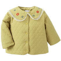 (Tmall U first) (Same style in the mall) Balabala baby cotton jacket baby cotton jacket winter clothes girls hooded