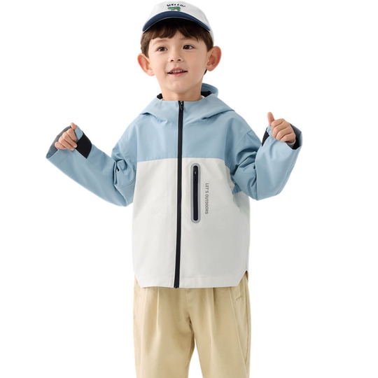 巴拉巴拉童装男童女童儿童冲锋衣三合一三防外套春秋百搭中大童潮