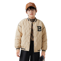 Barabara Childrens down baseball clothes for children in autumn and winter clothing boy down clothes CUHK Tong Fashion casual jacket