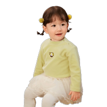 Balabala baby velvet sweatshirt childrens clothing baby bottoming shirt girls autumn and winter boys tops cute