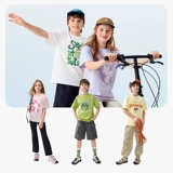 巴拉巴拉 Летняя одежда, детская летняя быстросохнущая футболка с коротким рукавом