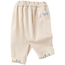 Balabala childrens clothing girls pants baby trousers casual pants autumn clothing soft stretchy comfortable fashionable sweet and trendy
