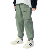 (Same style in the mall) Balabala childrens clothing childrens pants boys trousers 2024 autumn overalls casual pants