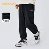 巴拉巴拉 Модные детские утепленные удерживающие тепло штаны подходит для мужчин и женщин, детская одежда, семейный стиль