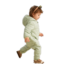 Ballabala baby conjoined boy clothes girls winter dress with light and thin khalala climbing to the tide