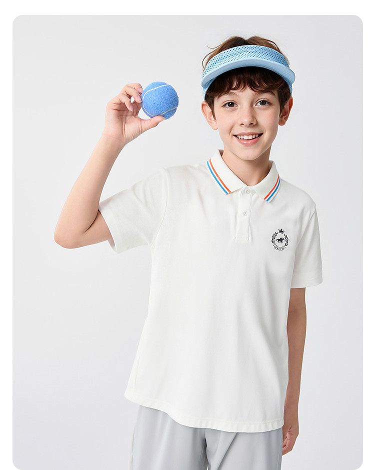 Balabala Short-Sleeved Polo Shirt 2024 New Arrival Children's Clothing — 31