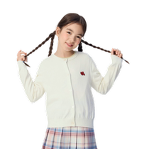 (Same style in the mall) Balabala childrens clothing childrens sweater girls 2024 autumn coat sweater foreign style cardigan