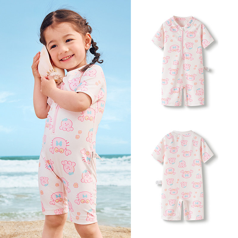 Balabala One-Piece Baby Beach Stretch Swimsuit — 5