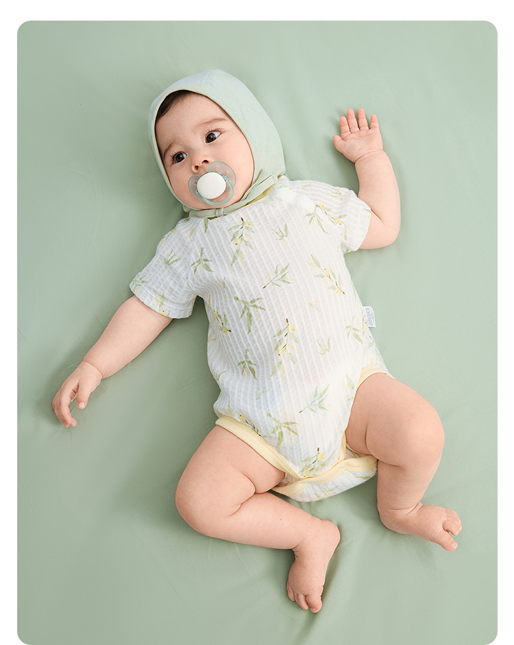 Balabala Children's Clothing Newborn Baby Clothes Full-Month Baby Jumpsuit Infant Romper Triangle Autumn Outfit Two-Piece Set — 29