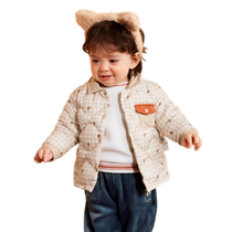 (Same style in the mall) Balabala baby childrens down jacket boys reversible coat winter