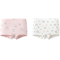 (Same style as the line puppy IP mall) Balabala girls underwear boxer childrens shorts childrens two-pack