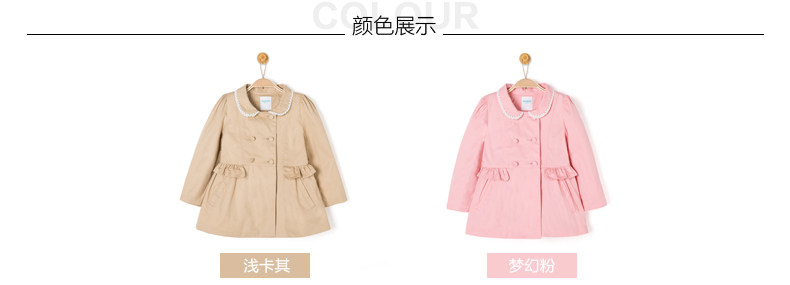 Manteau pour fille en Toile de coton - Ref 2162792 Image 11