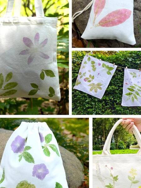 Plant-Based Wax Block Printing Scarf DIY Handmade Material Kit Alum Canvas Bag Hammer Pad Board Set