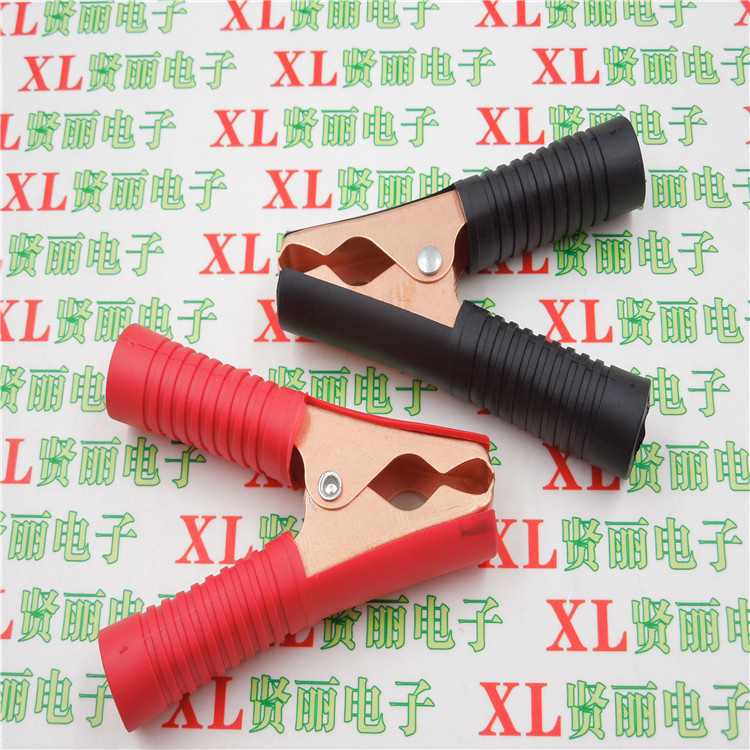Allocator Clamp Power Clamp Test Clamp Crocodile Clamp Clamp Red Black Copper
