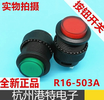 Special promotion R16-503A Red Green 2 feet with self-locking button switch power appliance