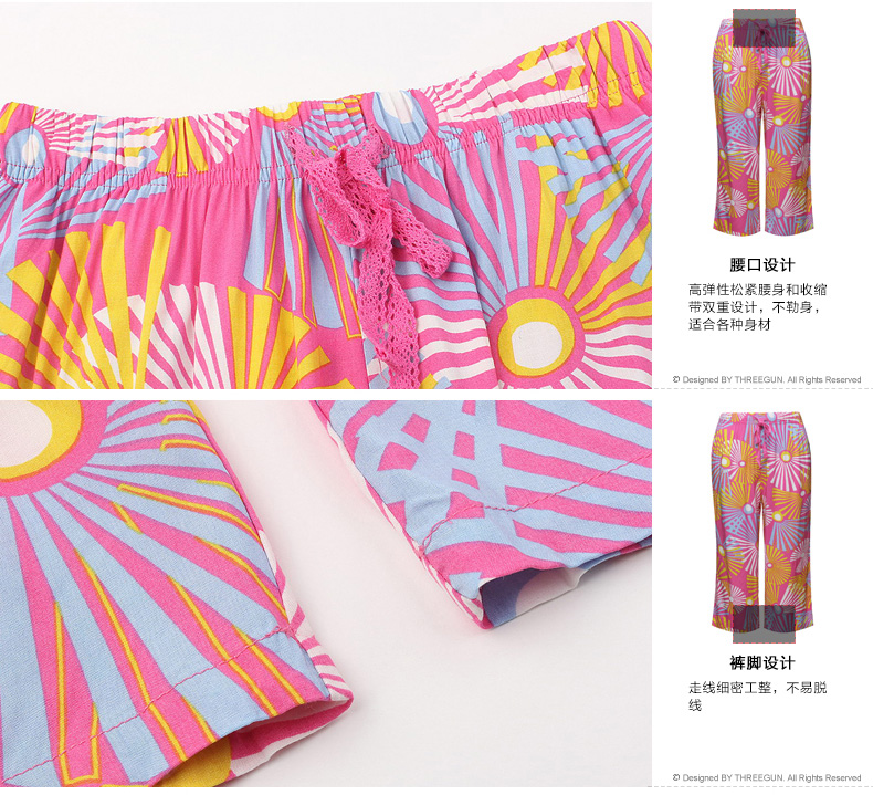 Pantalon pyjama jeunesse THREEGUN 60500B0 - Ref 743065 Image 25