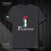 TASK Palestine Quốc Bản đồ bông ngắn SleeveT T-Shirt Phong trào nam và nữ Tops Tide 50 