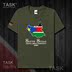 TASK Nam Sudan Quốc Bản đồ bông ngắn tay áo thun nam và Casual nữ T-shirt Spout Summer 50 