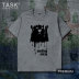 TASK HÂM NÓNG TOÀN CẦU Melting Xa Glacier tan Tính Creative triều Nhãn hiệu nam và nữ bông ngắn Sleevet T-Shirts 