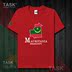 TASK Mauritania Quốc Bản đồ bông ngắn tay áo thun nam và nữ thể thao T-Shirt Summer 50 