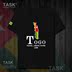 TASK Togo Togo Quốc Bản đồ bông ngắn tay áo thun nam thể thao giản dị mặc Student Slack T-Shirt 50 