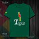 TASK Togo Togo Quốc Bản đồ bông ngắn tay áo thun nam thể thao giản dị mặc Student Slack T-Shirt 50