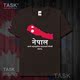 TASK Nepal Nepal Quốc Bản đồ bông ngắn tay áo thun nam và nữ Giải trí thể thao Big Size áo thun mùa hè 50