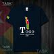 TASK Togo Togo Quốc Bản đồ bông ngắn tay áo thun nam thể thao giản dị mặc Student Slack T-Shirt 50