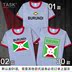 TASK Burundi Burundi đội tuyển quốc gia bông wearfootball ngắn tay áo thun nam và nữ của t-shirt sweaned nửa tay áo mùa hè váy 