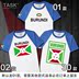 TASK Burundi Burundi đội tuyển quốc gia bông wearfootball ngắn tay áo thun nam và nữ của t-shirt sweaned nửa tay áo mùa hè váy 