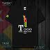 TASK Togo Togo Quốc Bản đồ bông ngắn tay áo thun nam thể thao giản dị mặc Student Slack T-Shirt 50 